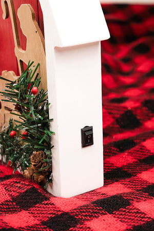 10.25 x 8 'Believe' Light Up Red Barn Nativity - Wholesale Accessory Market